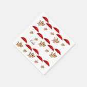 Papier luiers, kattenstaart, rode vleermuis servet (Hoek)