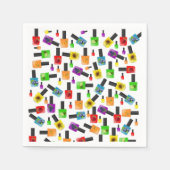 Papier-luiers, kleurrijk-nagelPools Servet (Voorkant)