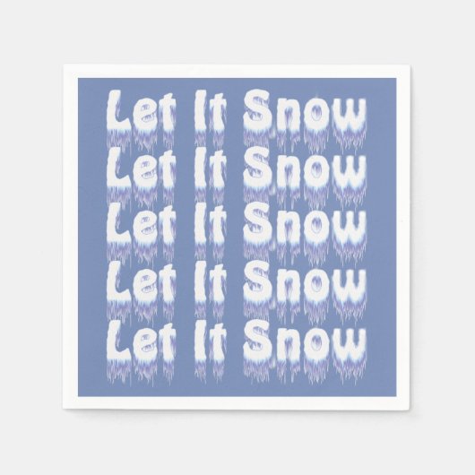 Papier luiers laten het blauw-witte-partijaanbod s servet (Voorkant)