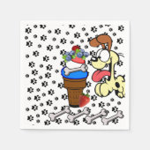 Papier luiers, pokken Botten ijs Servet (Voorkant)