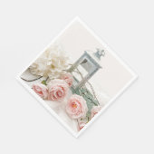 Papier luiers: roze pinda's en Rozen Servet (Hoek)