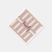 Papier luiers, roze roze roze roestvrijer druppela servet (Hoek)