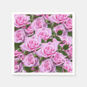 Papier luiers, roze rozen servet (Voorkant)