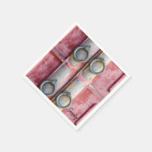 Papier luiers, roze sloten servet (Hoek)