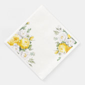 Papier-luiers-Rozen Papier-diners-luiers Servet (Hoek)