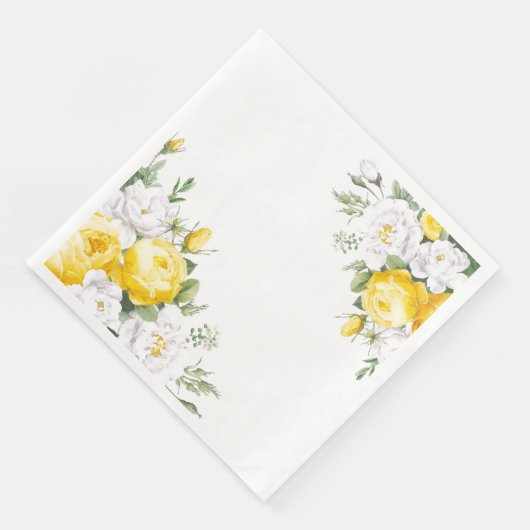 Papier-luiers-Rozen Papier-diners-luiers Servet (Hoek)