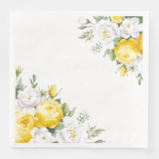 Papier-luiers-Rozen Papier-diners-luiers Servet