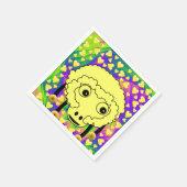 Papier luiers, schaafgeel hart servet (Hoek)