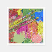 Papier luiers, schilderkleurige servetten (Voorkant)