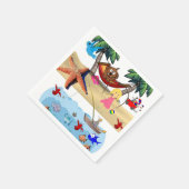 Papier luiers, strand Vist krabben en luiers Servet (Hoek)