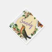 Papier luiers,  vogels servet (Hoek)