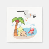 Papier luiers, zeemeeuw servet (Voorkant)