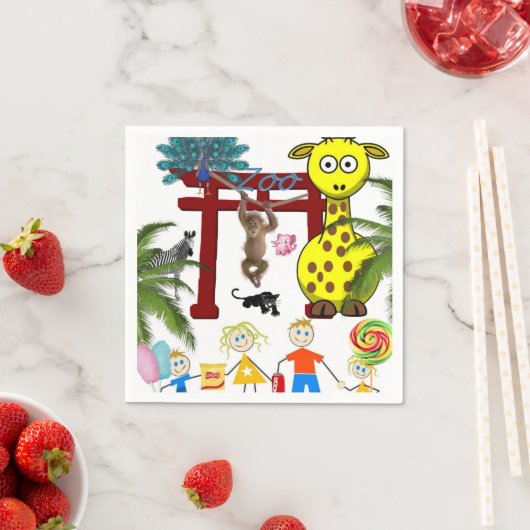 Papier luiers, Zoo Giraffe-monnikpanter Servet (Insitu)