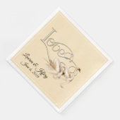 Papier-luiliefdeszwanen Servet (Hoek)