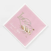 Papier-luiliefdeszwanen Servet (Hoek)