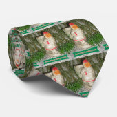 Papier Machine White met kerstkerstcadeaus Stropda Stropdas (Opgerold)