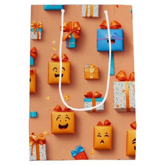 Papier Medium Gift Bag Medium Cadeauzakje (Achterkant)