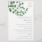 PAPIER | Menu Ivy Kerstparty (Voorkant)