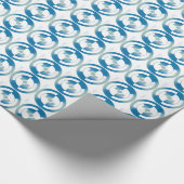 Papier met Abstract cirkelvormig ontwerp opsluiten (Hoek)