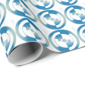 Papier met Abstract cirkelvormig ontwerp opsluiten (Rol Hoek)