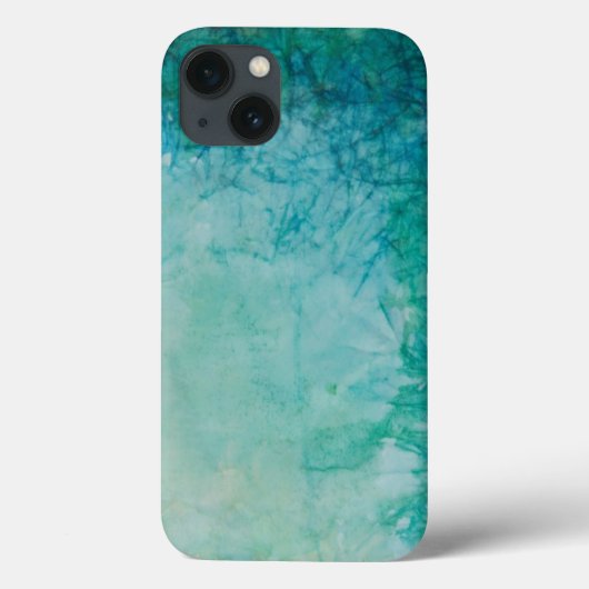 Papier met Abstracte blauwe, groene en zwarte verf Case-Mate iPhone Case (Achterkant)