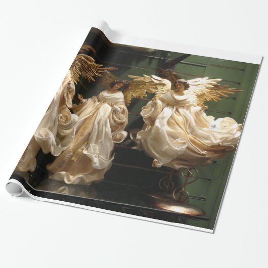 Papier met Angels verpakken (Uitgerold)