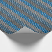 Papier met blauwe tinten van wol, opvulpapier (Hoek)