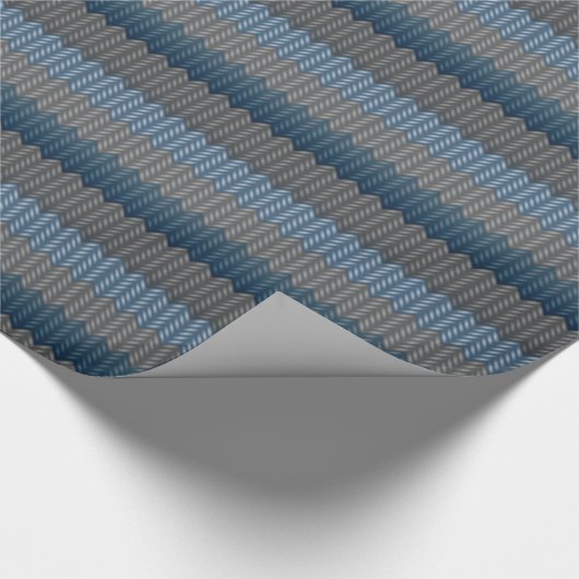 Papier met blauwe tinten van wol, opvulpapier (Hoek)