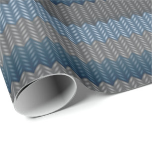 Papier met blauwe tinten van wol, opvulpapier