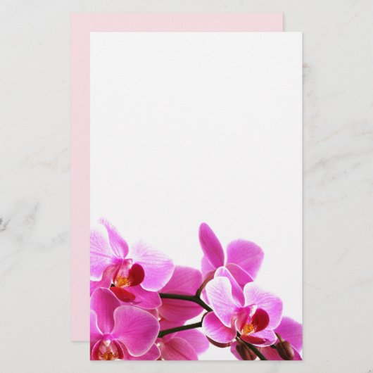 Papier met bloemlicht (Voorkant / Achterkant)