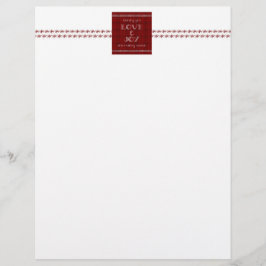 Papier met briefpapier voor liefdesartikelen en fe