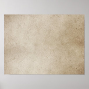  Papier met bruin Antiek perkament Poster