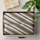 Papier met bruin, wit, goudkleurig, fijn (Geschenk)
