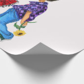 Papier met cadeautjes voor paraplu's - Ik hou van  (Hoek)