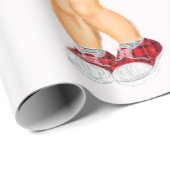 Papier met cadeautjes voor paraplu's - Ik hou van  (Rol Hoek)