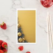 Papier met de naam "Sapin sur Fond Doré" Servet (Insitu)