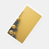 Papier met de naam "Sapin sur Fond Doré" Servet (Hoek)