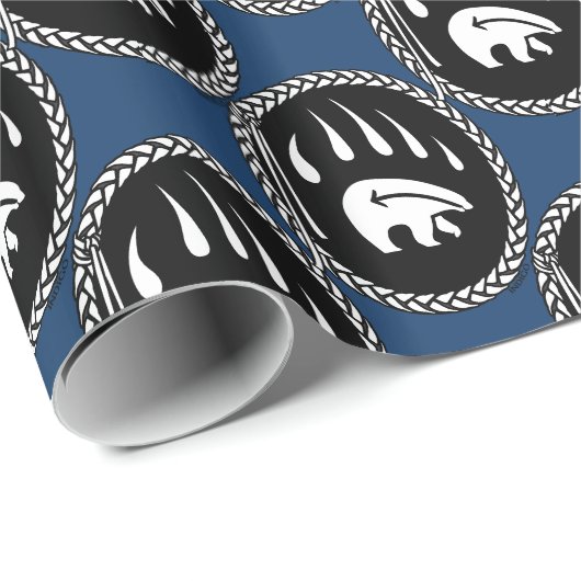 Papier met eigen kunstgeschenk voor Beren op basis (Rol Hoek)