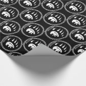 Papier met eigen kunstgeschenk voor Beren op basis (Hoek)