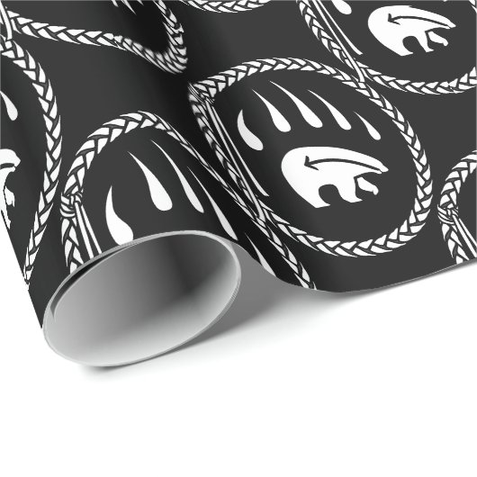 Papier met eigen kunstgeschenk voor Beren op basis (Rol Hoek)