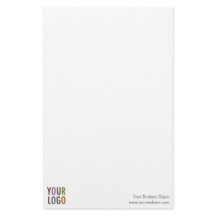 Papier met eigen schrijfpapier met Logo 5,5 x 8,5 