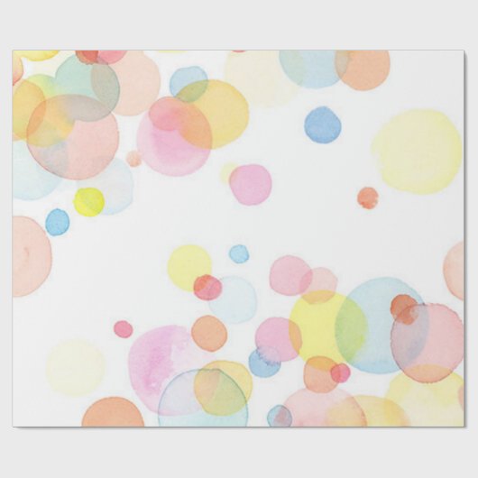 Papier met gekleurde cirkelvormig omlooppapier (Vlak)