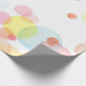 Papier met gekleurde cirkelvormig omlooppapier (Hoek)