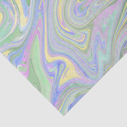 Papier met gemarmerde afdruk (Detail)