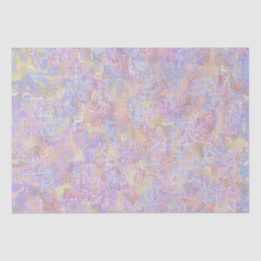 Papier met gemarmerde afdrukking van pasta's (Voorkant)