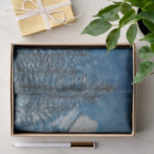 PAPIER MET GEPilTE Blauwe WinterWEEFSUE (Geschenk)
