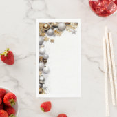 Papier met gouden bol servet (Insitu)