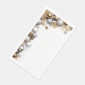 Papier met gouden bol servet (Hoek)