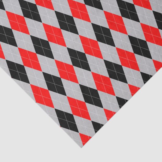 Papier met grijs, zwart en rood profiel (Detail)