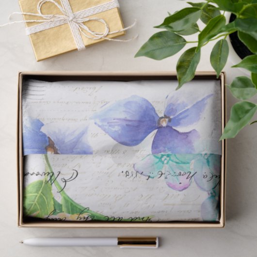  papier met groene vlinder-ontkoppeling (Geschenk)